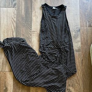 Gap maxi dress size small stripe